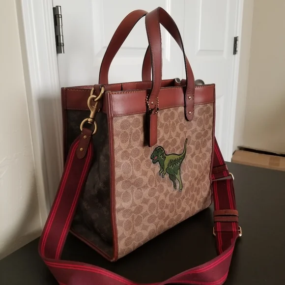 Coach Dinosaur Field Large Tote - Picture 2 of 9